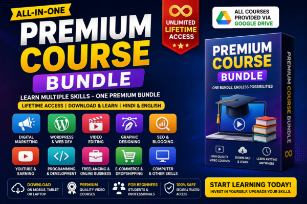 10,000+ Preminum Course Bundel